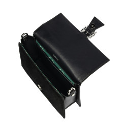 Damentasche Hand 039g 01 schwarz Velours