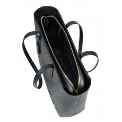 Damen-Umhängetasche 034g Indigo Safiano