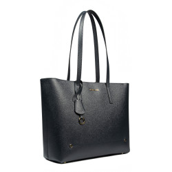 Damen-Umhängetasche 034g Indigo Safiano