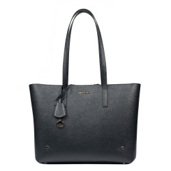 Damen-Umhängetasche 034g Indigo Safiano