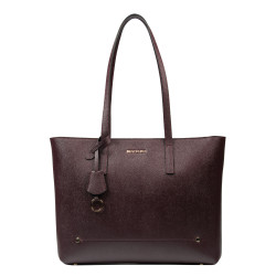 Damentasche zum Umhängen 034g burgundy safiano
