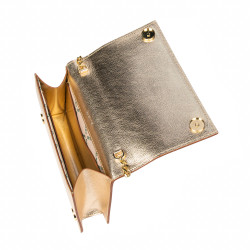 Damentasche Schultertasche 029g Gold