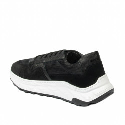 Herren Freizeitschuhe/Sportschuhe 986 schwarz kombiniert