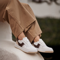 Damen Sportschuhe 6088 weiß+beige lifestyle