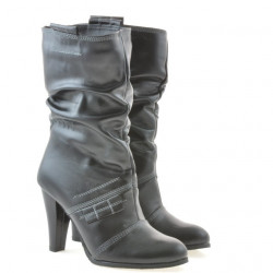 Damenstiefel 1114 schwarz