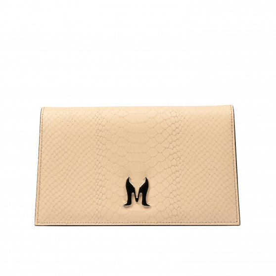 Damentasche Schultertasche 029g 01 Croco Nude Damentasche Schultertasche 029g 01 Croco Nude