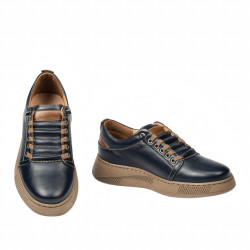 Jugendsportschuhe 8006 Indigo kombiniert