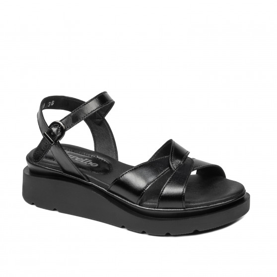 Damensandalen 5118 schwarz
