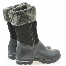 Kinderstiefel 3202 schwarz