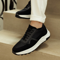 Herren Freizeitschuhe/Sportschuhe 986 schwarz kombiniert lifestyle