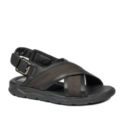 Herrensandalen 364 Schwarz kombiniert