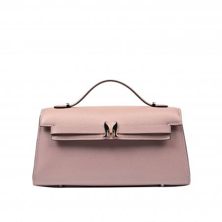 Damentasche Schultertasche 041g 01 puderrosa Safiano