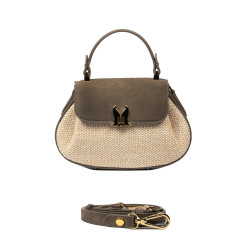 Damentasche Handtasche 042g Bufo Taupe