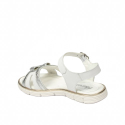 Kindersandalen 539-1 weiß kombiniert