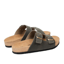 Herrensandalen 365 Nubuk Armee
