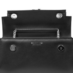 Damentasche Schultertasche 041g 01 schwarz Napa