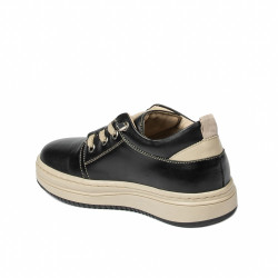 Kinder Schuhe 2028 schwarz kombiniert