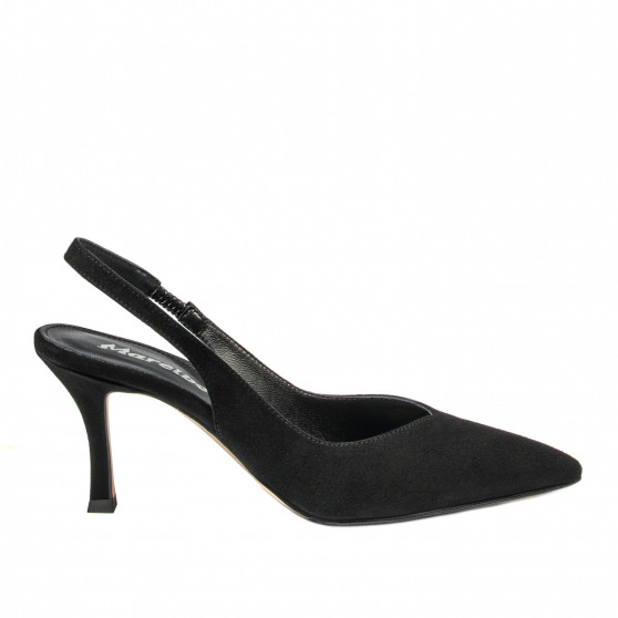 Damen Sandalen 1343 schwarz Velours Damen Sandalen 1343 schwarz Velours