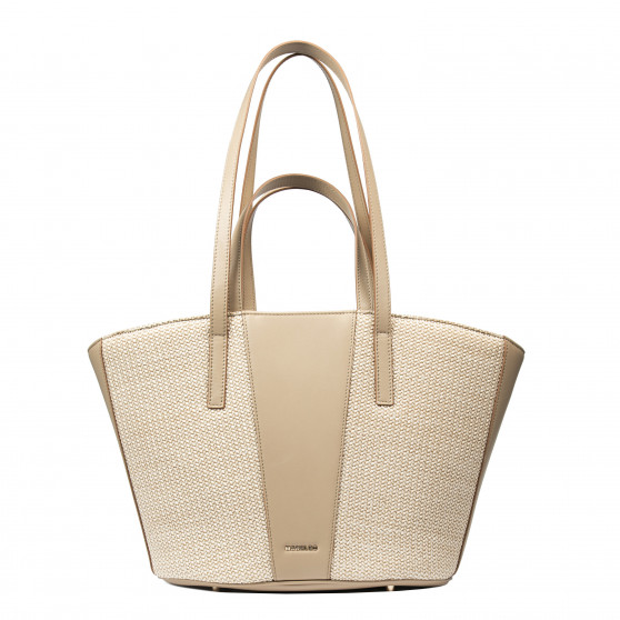 Damentasche für den Strand 044g Nude+Raffia Damentasche für den Strand 044g Nude+Raffia