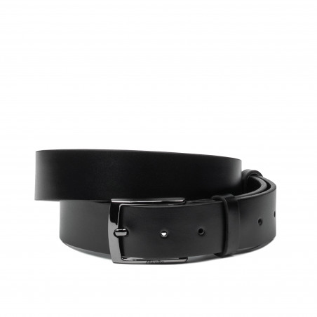 Herren Gürtel 53b glänzend schwarz