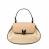 Dametasche 042g 01biz nude+Raffia