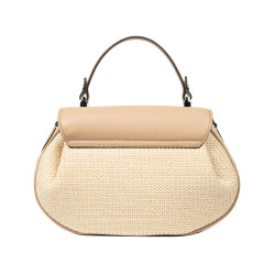 Damenhandtasche 043g 01 biz nude+Raffia
