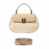 Damenhandtasche 043g 01 biz nude+Raffia