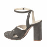 Damensandalen 1347 Sand Velours