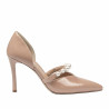 Elegante Damenschuhe 1350 Lack Beige