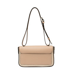 Damentasche zum Umhängen 046g nackt + Rattan