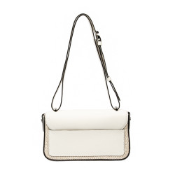 Damenschultertasche 046g 01 Panna+Raffia
