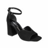 Damen Sandalen 1346 schwarz Velours