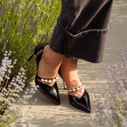 Elegante Damenschuhe 1350 Lack Schwarz lifestyle