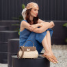 Damensandalen 5093 Karamell lifestyle