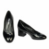 Elegante Damenschuhe 1356 schwarzer Lack