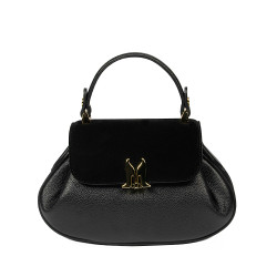 Damentasche Handtasche 042g Bufo Schwarz+Biz Schwarz