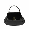 Damentasche Handtasche 042g Bufo Schwarz+Biz Schwarz
