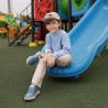Kinderschuhe 2028 blau kombiniert