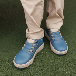 Kinderschuhe 2028 blau kombiniert
