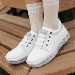 Kinder Schuhe 2028 weiß Perlglanz kombiniert lifestyle