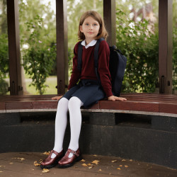 Kinder Schuhe 2020 Bordeaux Perlmutt lifestyle