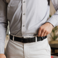 Herrengürtel 53b schwarz lifestyle