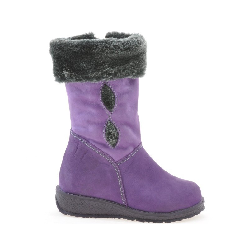 Kleine Kinderstiefel 24c Bufo Lila