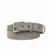 Herren Gürtel 70b grau Velours