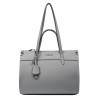 Damenhandtasche zum Umhängen 047g 01 frostgrau