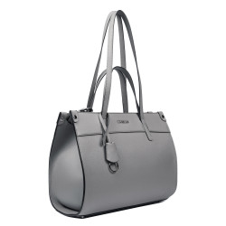 Damenhandtasche zum Umhängen 047g 01 frostgrau
