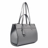 Damenhandtasche zum Umhängen 047g 01 frostgrau