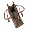Damen-Schultertasche 047g Schokoladenbraun