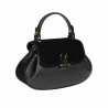 Damentasche Handtasche 042g Bufo Schwarz+Biz Schwarz
