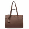 Damen-Schultertasche 047g Schokoladenbraun